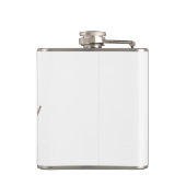 modern elegant faux roos gold " bride " heupfles (Achterkant)