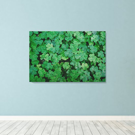 Modern Elegant Floral Canvas Afdruk (Insitu (Houten vloer))