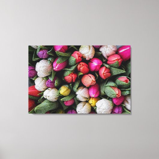 Modern Elegant Floral Canvas Afdruk (Voorkant)