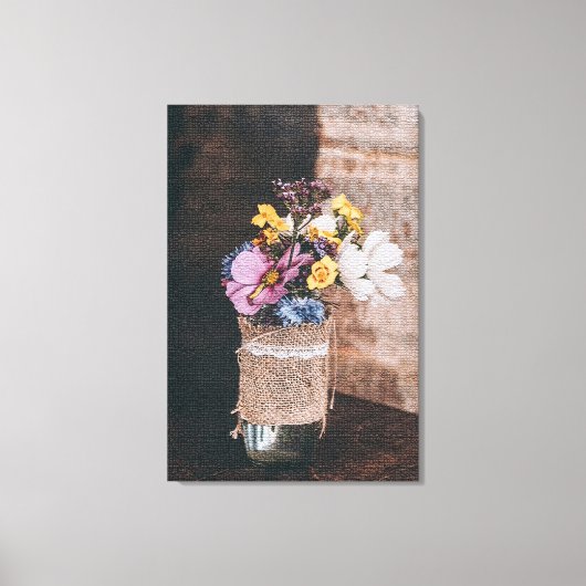 Modern Elegant Floral Canvas Afdruk (Voorkant)
