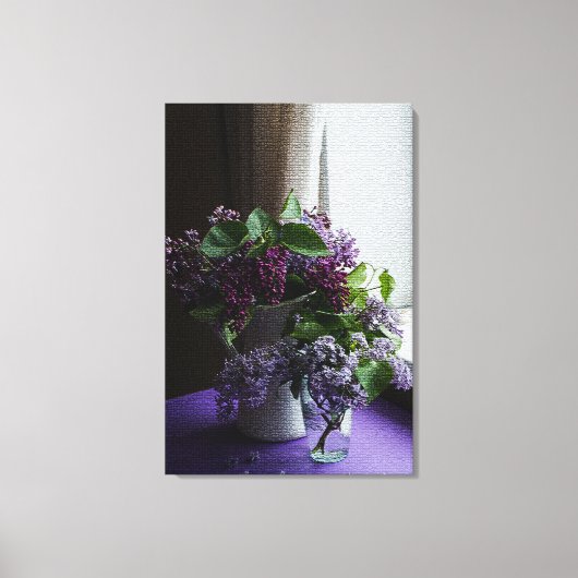 Modern Elegant Floral Canvas Afdruk (Voorkant)