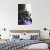 Modern Elegant Floral Canvas Afdruk (Insitu (Slaapkamer))