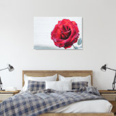 Modern Elegant Floral Canvas Afdruk (Insitu (Slaapkamer))