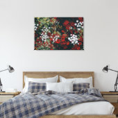 Modern Elegant Floral Canvas Afdruk (Insitu (Slaapkamer))