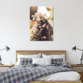 Modern Elegant Floral Canvas Afdruk (Insitu (Slaapkamer))