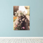Modern Elegant Floral Canvas Afdruk (Insitu (Houten vloer))