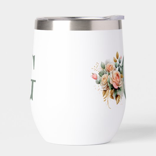 Modern Elegant Floral Custom Monogram (Links)