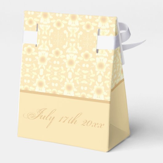 Modern Elegant Floral Designer Bedankdoosjes (Achterkant)