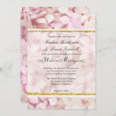 Modern Elegant Floral Hydrangea Flowers Wedding Kaart (Voorkant / Achterkant)