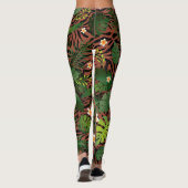 Modern Elegant Floral Leggings (Achterkant)