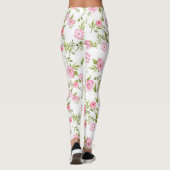 Modern Elegant Floral Leggings (Achterkant)
