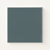 Modern Elegant Formal Wedding Guest Book Notitieboek (Achterkant)