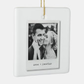 Modern Elegant  Fotokerst Keramisch Ornament (Rechts)