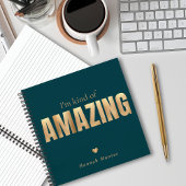 Modern Elegant Fun Typography Motivational Notitieboek