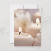 Modern Elegant Funeral Sympathy Memorial Photo Bedankkaart (Achterkant)