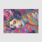 Modern Elegant Geisha Decoupage Tissue Papier (Voorkant)