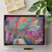 Modern Elegant Geisha Decoupage Tissue Papier (Geschenk)