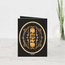 Modern & Elegant Gelukkig Nieuwjaar 2027 Feestdagen Kaart