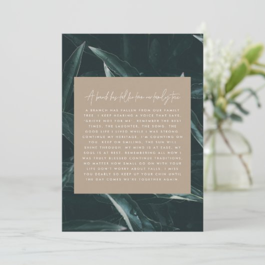 Modern elegant geneigd tot herinnering (Staand voorkant)