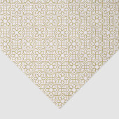 Modern Elegant Geometric Pattern Tissuepapier (Detail)