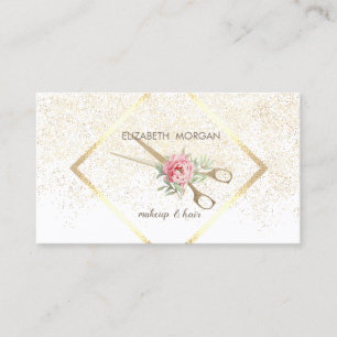 Modern Elegant, Geometrisch, Frame, Confetti, Scha Visitekaartje