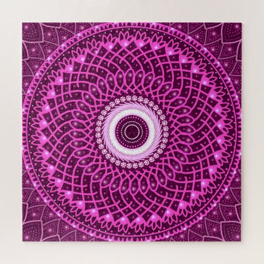 Modern Elegant Geometrisch stijlvol spiritueel blo Legpuzzel (Horizontaal)