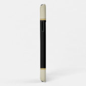 Modern Elegant Girly, Black, Cream, Flower Hiel Case-Mate iPhone Case (Achterkant/rechts)