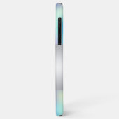 Modern Elegant Girly, Cat Blue Holographic Case-Mate iPhone Case (Achterkant/links)