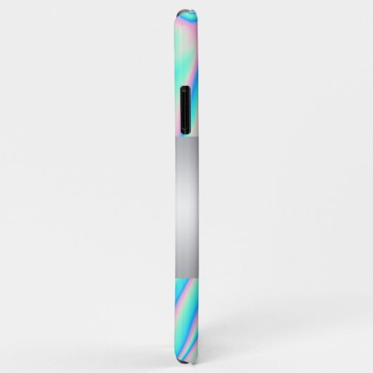 Modern Elegant Girly, Cat Holographic Case-Mate iPhone Case (Achterkant/rechts)