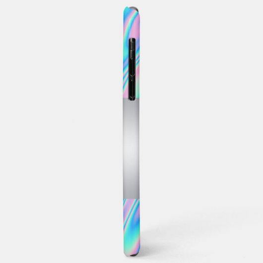 Modern Elegant Girly, Cat Holographic Case-Mate iPhone Case (Achterkant/links)