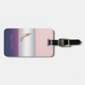 Modern Elegant Girly, Hiel Bagagelabel (Voorkant horizontaal)