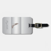 Modern Elegant Girly, Hiel Bagagelabel (Voorkant horizontaal)