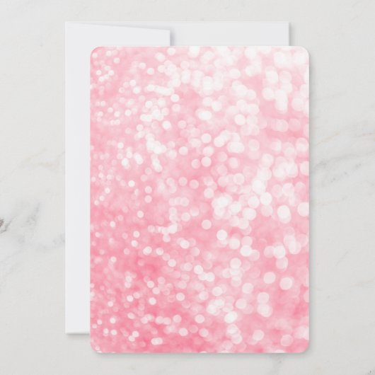 Modern Elegant Glitter Cross-Communitation Kaart (Achterkant)