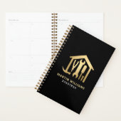 Modern Elegant Gold & Black Handyman Planner (Display)