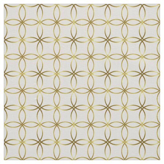 Modern Elegant Gold Foil Stof (Swatch)