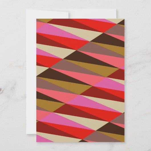 Modern Elegant Gold Geometric Wedding Kaart (Achterkant)