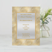 MODERN ELEGANT GOLD LEAF ZWART ALLE OCCASIE KAART (Staand voorkant)