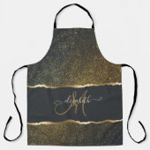 Modern Elegant Gold Touch Monogram Schort (Voorkant)