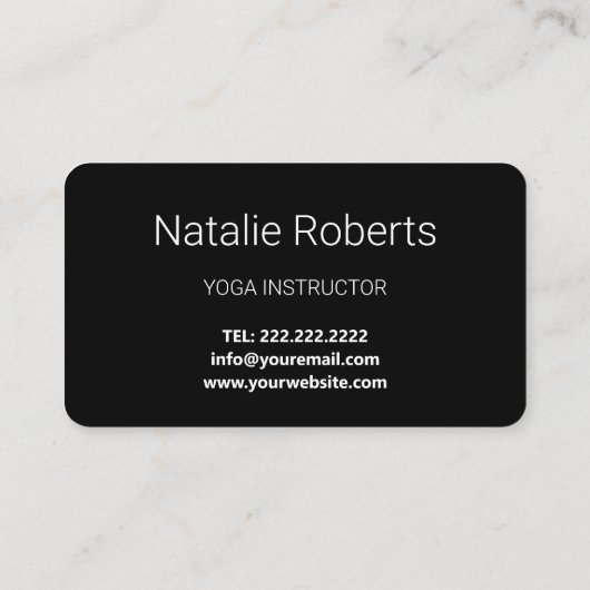 Modern Elegant Golden Black Lotus Visitekaartje (Achterkant)