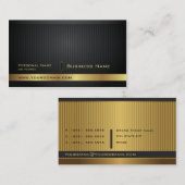 Modern Elegant Golden Plain Visitekaartje (Voorkant / Achterkant)