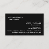 Modern Elegant Golden Professional Visitekaartje (Achterkant)