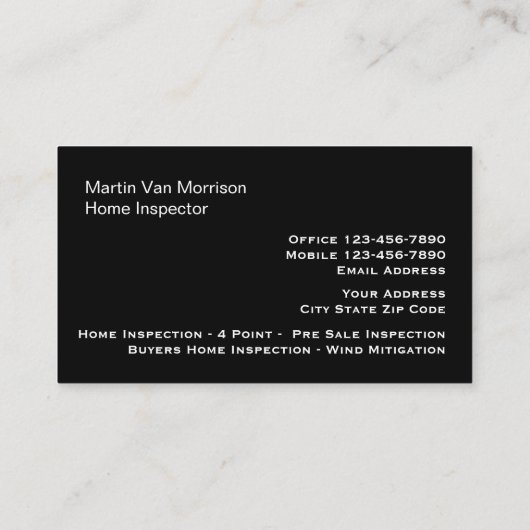 Modern Elegant Golden Professional Visitekaartje (Achterkant)