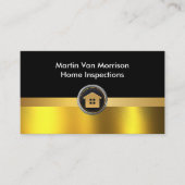 Modern Elegant Golden Professional Visitekaartje (Voorkant)