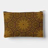 Modern Elegant Goud & Zwart Dot Art Patroon Etui (Achterkant)