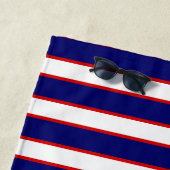 Modern elegant gouden anker strandlaken (In situ)