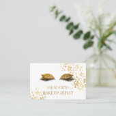 Modern Elegant gouden Visitekaartje (Staand voorkant)