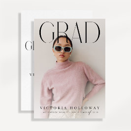 Modern Elegant Graduation Party Invitation Kaart