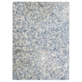 Modern Elegant Granite Gold Faux Folie Company Log Klembord (Achterkant)