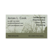 Modern Elegant Green Landscaping Lawn Care Mowing