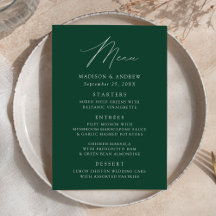 Modern Elegant Green Wedding
